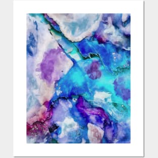 Abstract watercolor Posters and Art